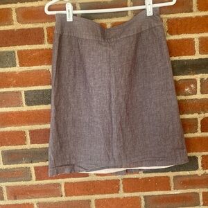 Banana Republic Linen Straight Pencil Skirt